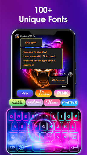 Neon LED Keyboard screenshot 4
