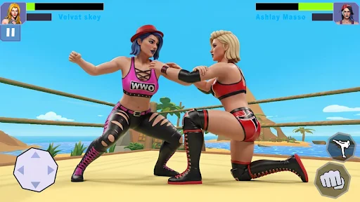 Bad Girls Wrestling Game screenshot 4