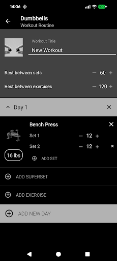 Dumbbell Home Workout screenshot 5