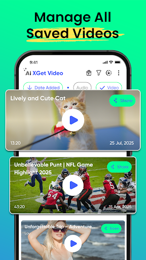 AnyLink XGet Video Downloader screenshot 5