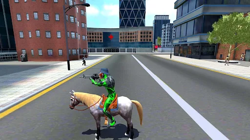 Rope Frog Ninja Hero Car Vegas screenshot 5