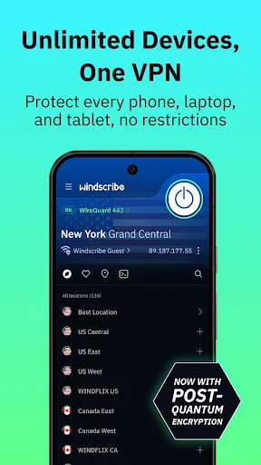 Windscribe VPN screenshot 4
